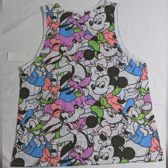 Disney Mickey Mouse and Friends Women's Tank Top, Size XXL(19), New With Tag - Picture 2 of 5